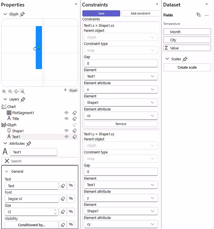 Constraints editor tool