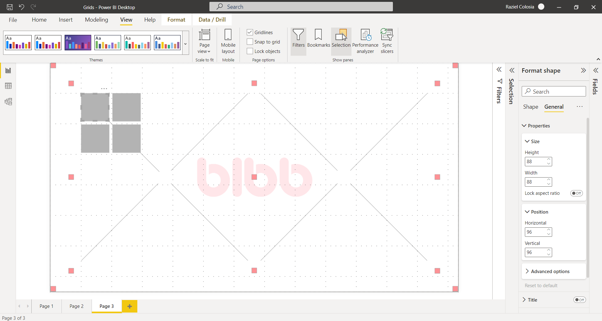 2x2 Grid Example