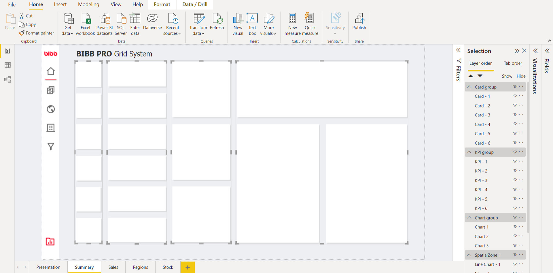 Custom Grid Example