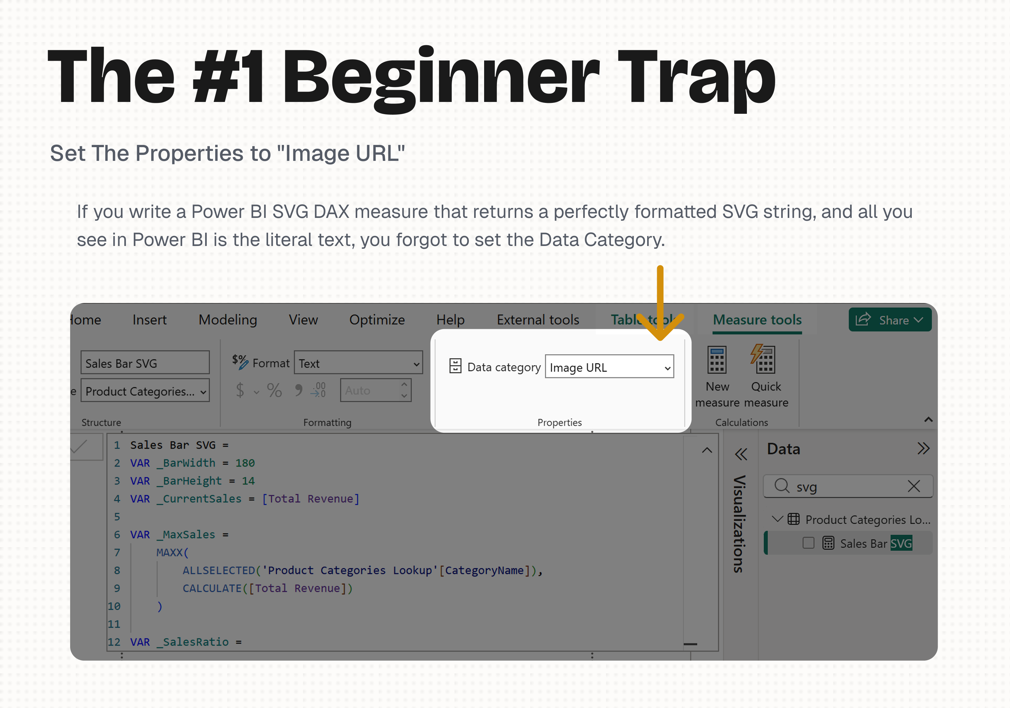 The #1 Beginner Trap: Set Data Category to Image URL