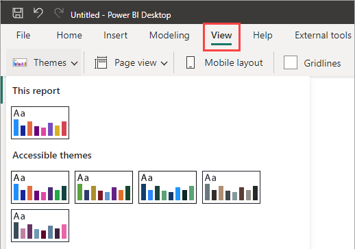 Report themes