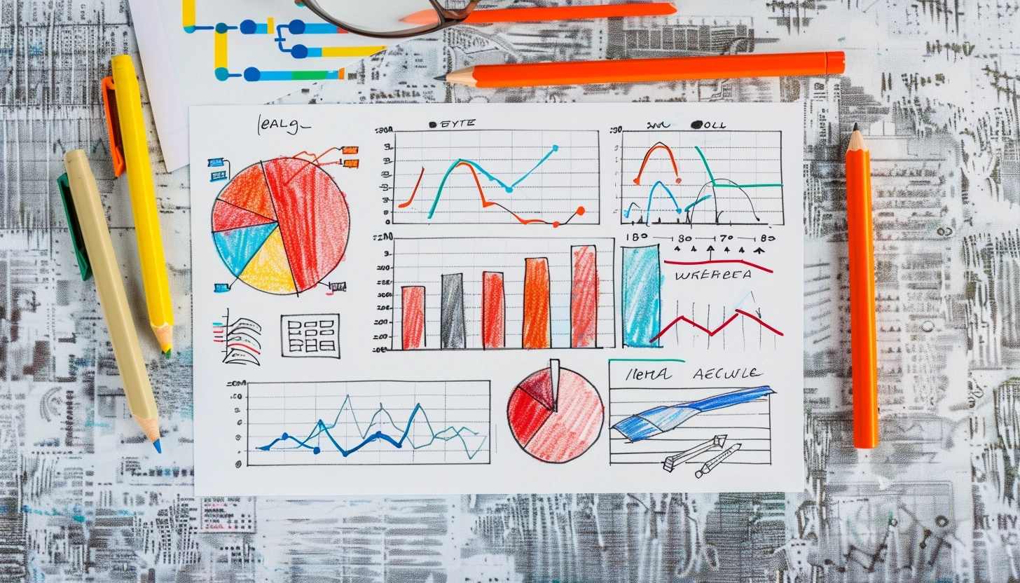 Pen and paper wireframing example